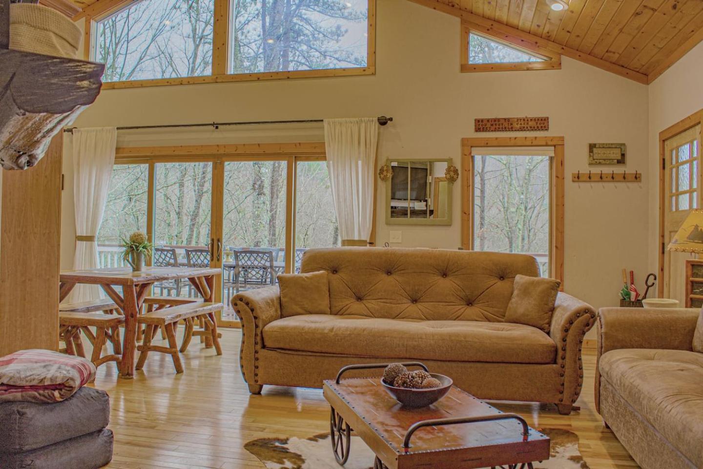 Serene Mountain And Sunset Views 3Bd Cabin Франклин Экстерьер фото
