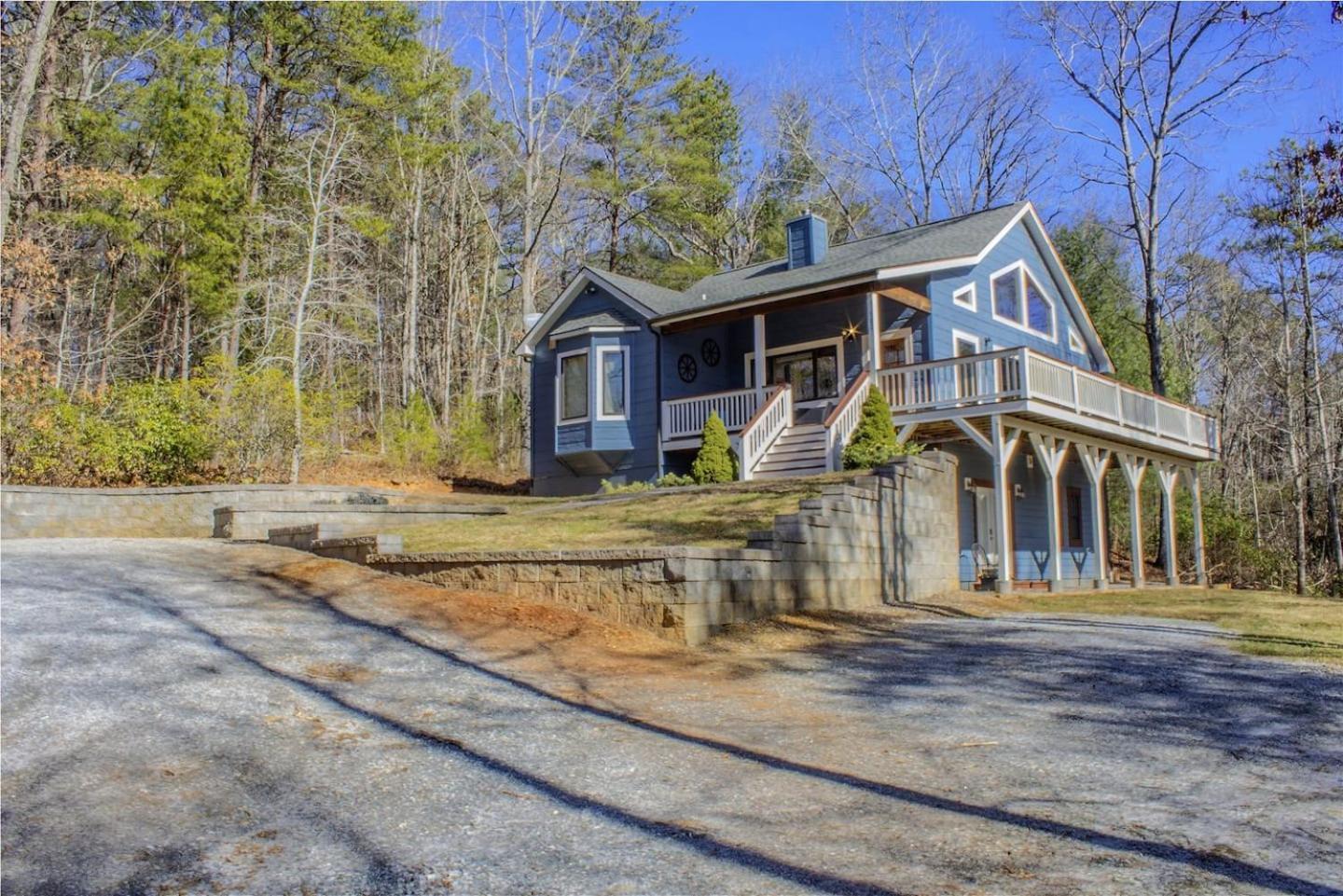 Serene Mountain And Sunset Views 3Bd Cabin Франклин Экстерьер фото